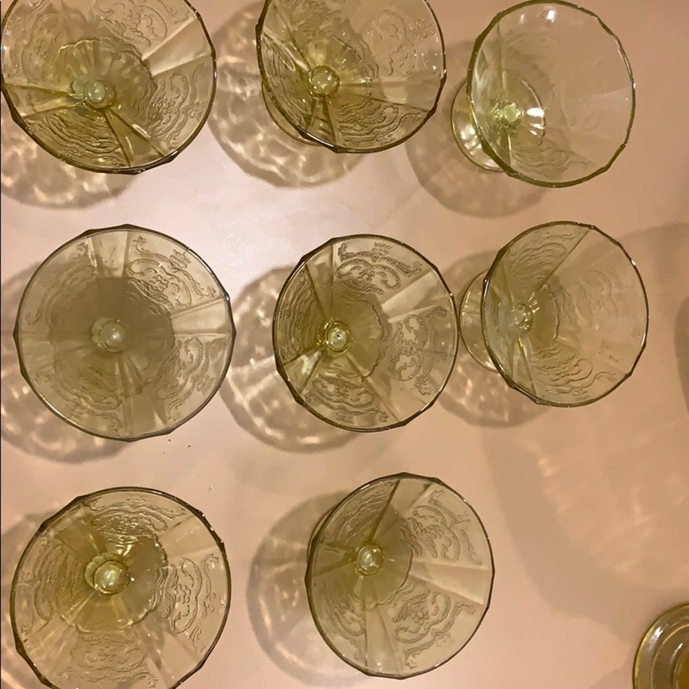 Madrid Federal Yellow Depression Glass